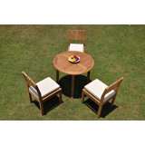 Iowa Outdoor 4 - Piece Teak Dining Set