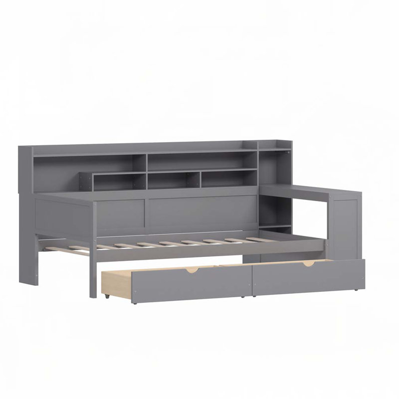 2-Drawers Storage Daybed, Twin