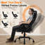 Fauteuil de bureau de direction grande taille, assise extra-large et profonde, revêtement en cuir PU rembourré de 16 cm d'épaisseur, dossier haut inclinable-998316997