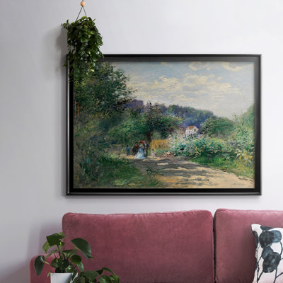 A Road In Louveciennes, reproduction d'art sur toile