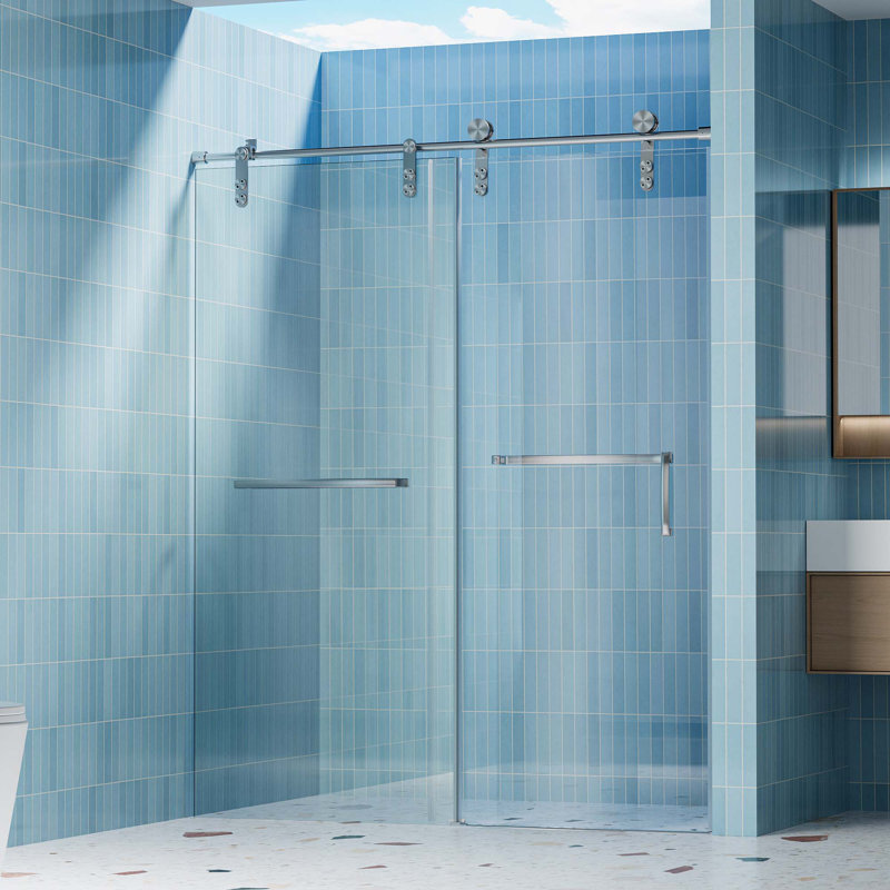 Portes de douche, Chrome