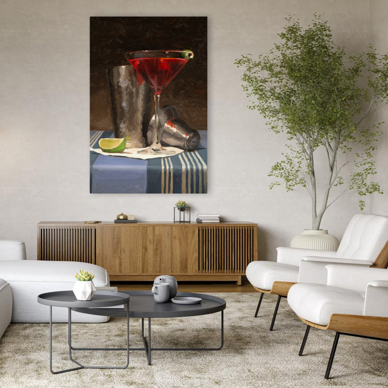 Cosmopolitan - Art de cocktails de cuisine, H 48 po x l 32 po