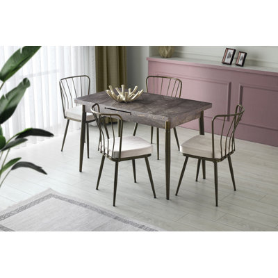 Chaise d'appoint rembourrée en velours à dossier Windsor