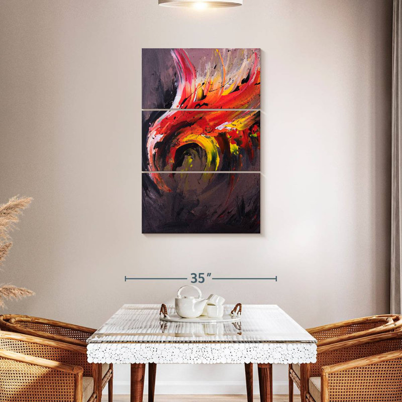 Brampt Abstract Phoenix, 45" H x 28" W