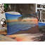 Drap-housse et coussin décoratif hawaïen Ambesonne brun bleu-106789067