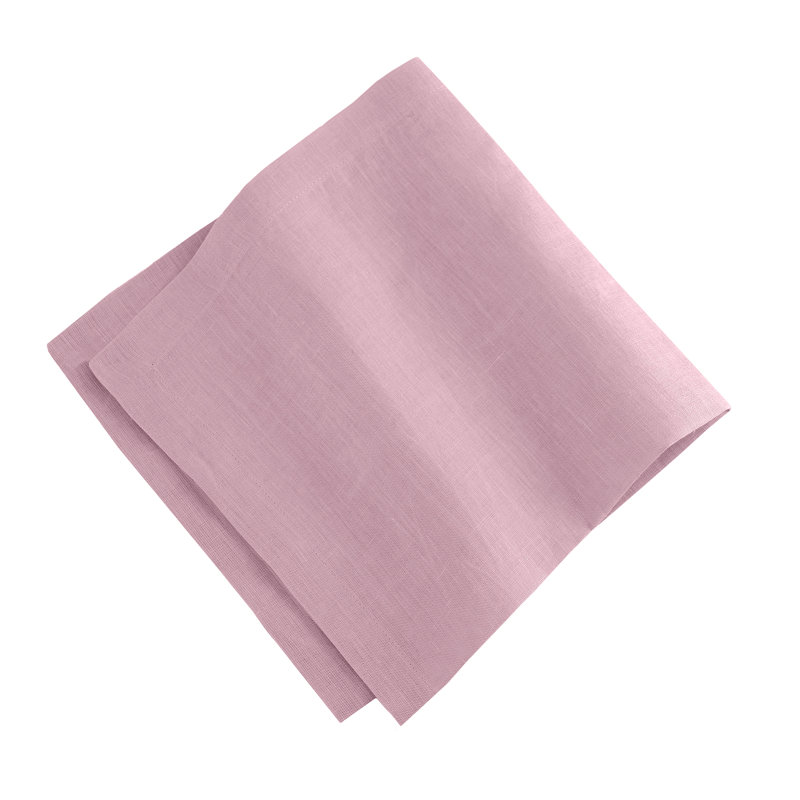 La Classica 4 Piece Linen Napkin Set, Lilac