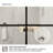 Hilma 34 In. W X 72 In. H Fixed Framed Shower Door In Matte Black Finish With Patterned Glass
