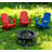 Folding Adirondack Chair, Hdpe Weather Resistant Uv-Resistant Outdoor Patio Chair-2131940576