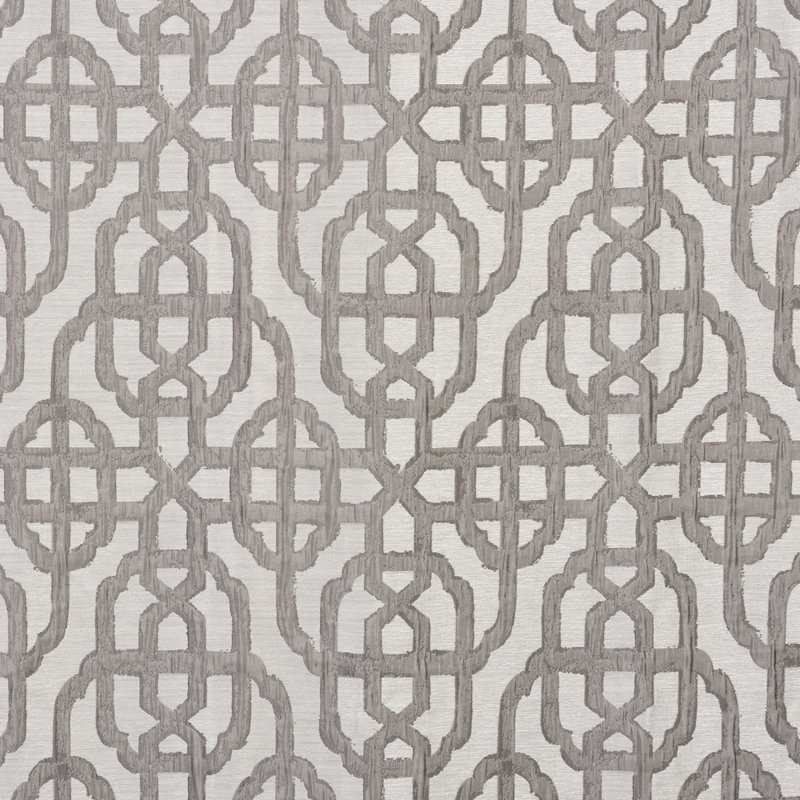 Talbot Semi Sheer Curtain Single Panel, Platinum