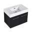 Meuble-lavabo mural 30 po avec lavabo, lavabo en résine à bords épais-561341861