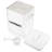 Metal Storage Canisters And Containers For Home And Kitchen Organization, Function, And Decor (White Laundry Box)