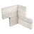 Tivoli Sand 4.5 in. x 9 in. Honed Marble Ledger Panel Corner Wall Tile