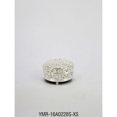 Boîte à bijoux ronde en cristal