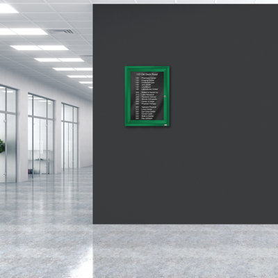 AARCO No Felt Metal Letter Board
