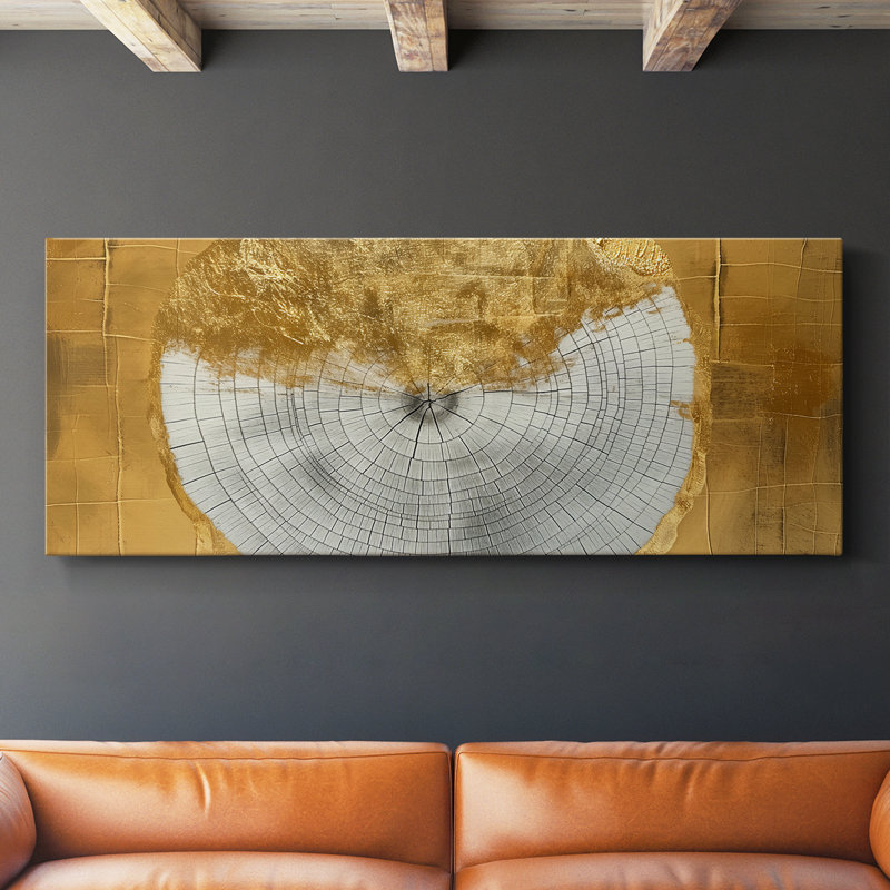 Toile tendue avec châssis abstrait Series # 2 XC III, H 20 po x l 50 po
