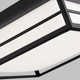 Krista Single Light Glass LED Flush Mount