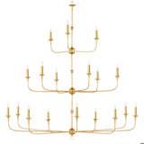 Nottaway 18 - Light Wrought Iron Chandelier