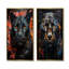 Graffiti Urban Panther Presence - ensemble de 2 impressions sur toile Panther-930346745-930346749