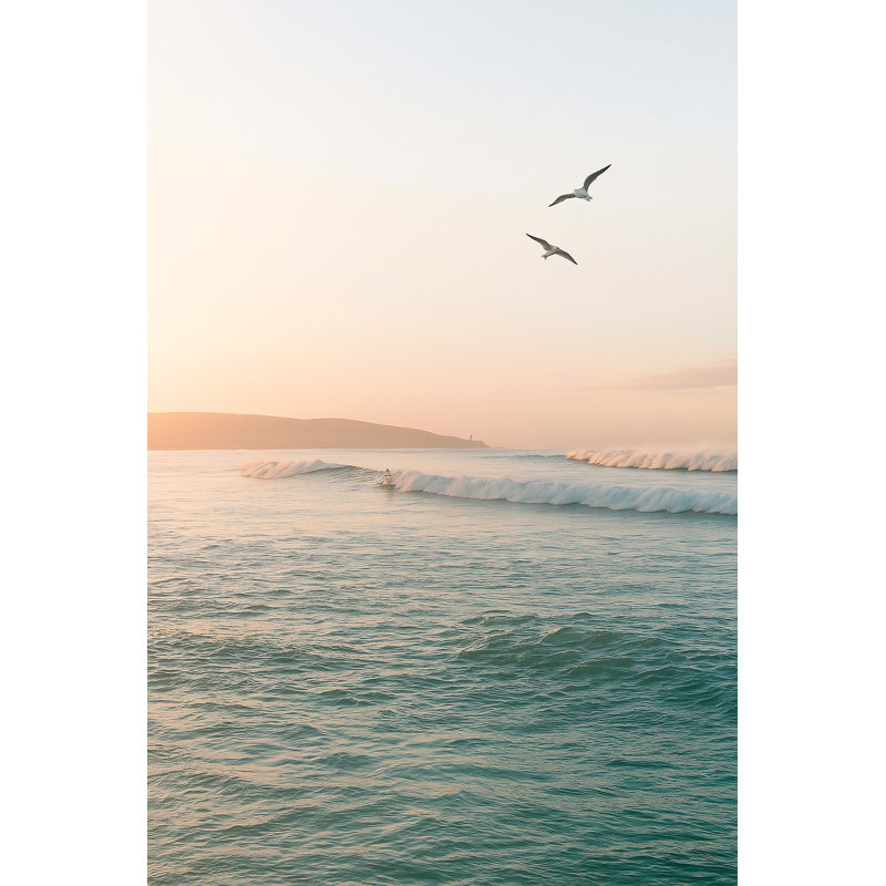 Seabreeze Serenity - reproduction sur toile de Waves at Dawn