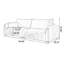 Coussin modulaire en polyester blanc cassé-988548641