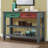 42'' Mid-Century Solid Wood Console Sofa Table With 2 Drawers And 2 Shelves, Buffet Sideboard For Entryway, Living Room, Or Kitchen | Gift Idea-1560914673