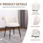 47.5cm H Velvet Upholstered Metal Spindle Side Chair in Brown