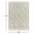 Vikarm Moroccan Hand-Knotted Wool Light Gray/Ivory Area Rug-97689970