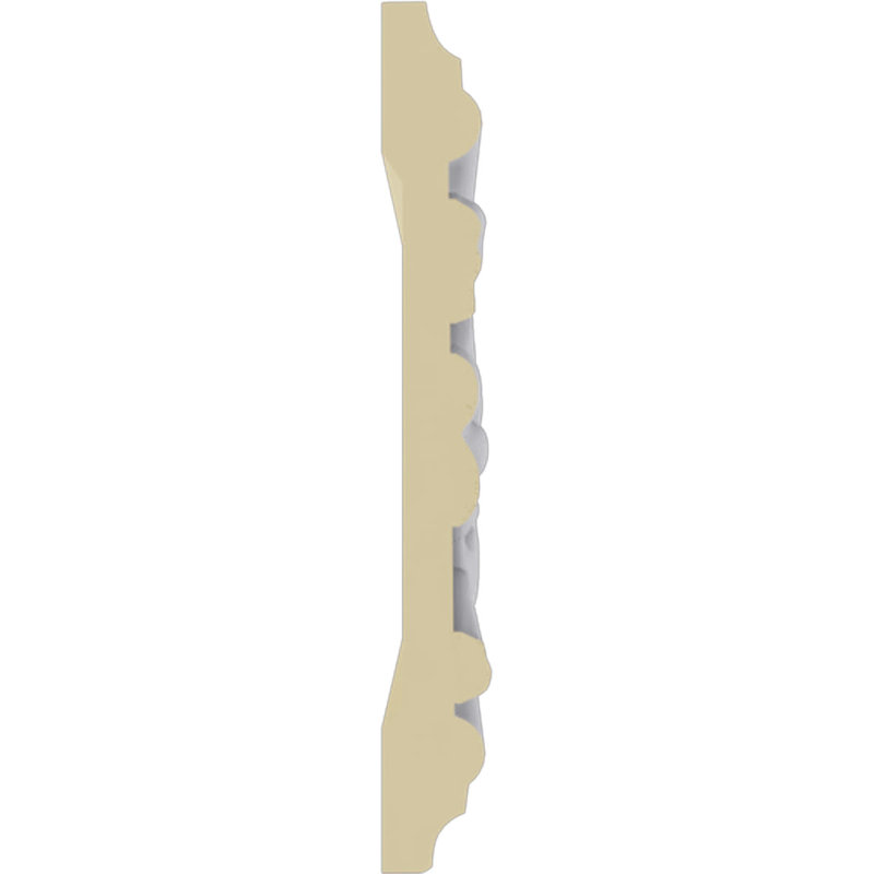 White Polyurethane Aberdeen Crown Moulding 94.5" Length