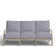 Haley Teak Outdoor Lattice Back Sofa