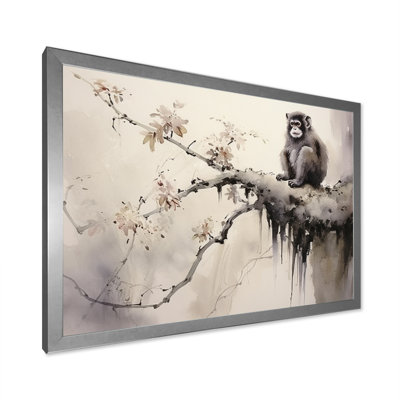 Macallister Asian Art Monkey II, reproduction d'art sur toile
