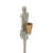 Aluminum Taper Candle Holder with Abstract Human Design and Marble Stand-2123620893