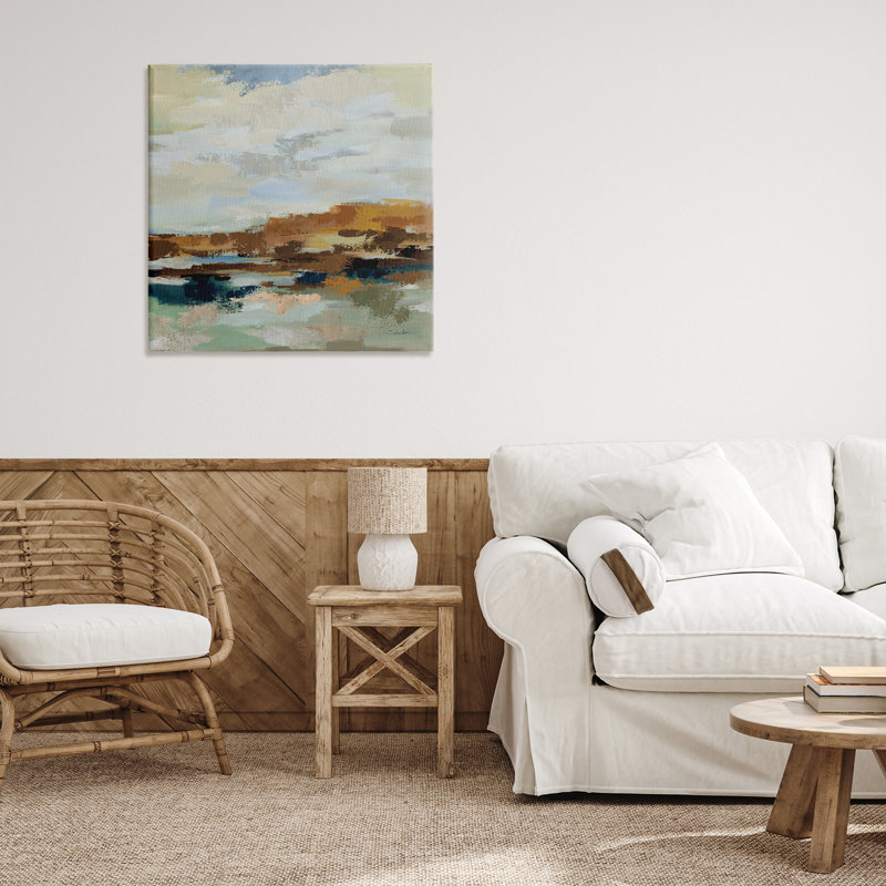 Toile American West Distorsion, design par Silvia Vassileva, H 24 po x l 24 po
