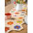 Raffia Crochet Handwoven Flower Table Runner, Table Runner, Flower Runner, Tableware, Handmade In Madagascar