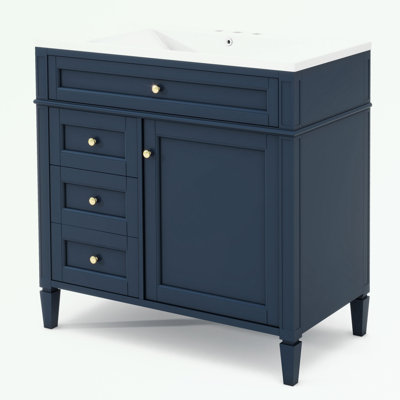 Swarn 36'' Single Bathroom Vanity with Top