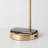 Elizabeth 16" Modern LED Gold Desk Lamp, USB and Wireless Charging (Bundle Set of 2)