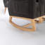 049-Chaise berçante en tissu avec pieds en bois-912336965