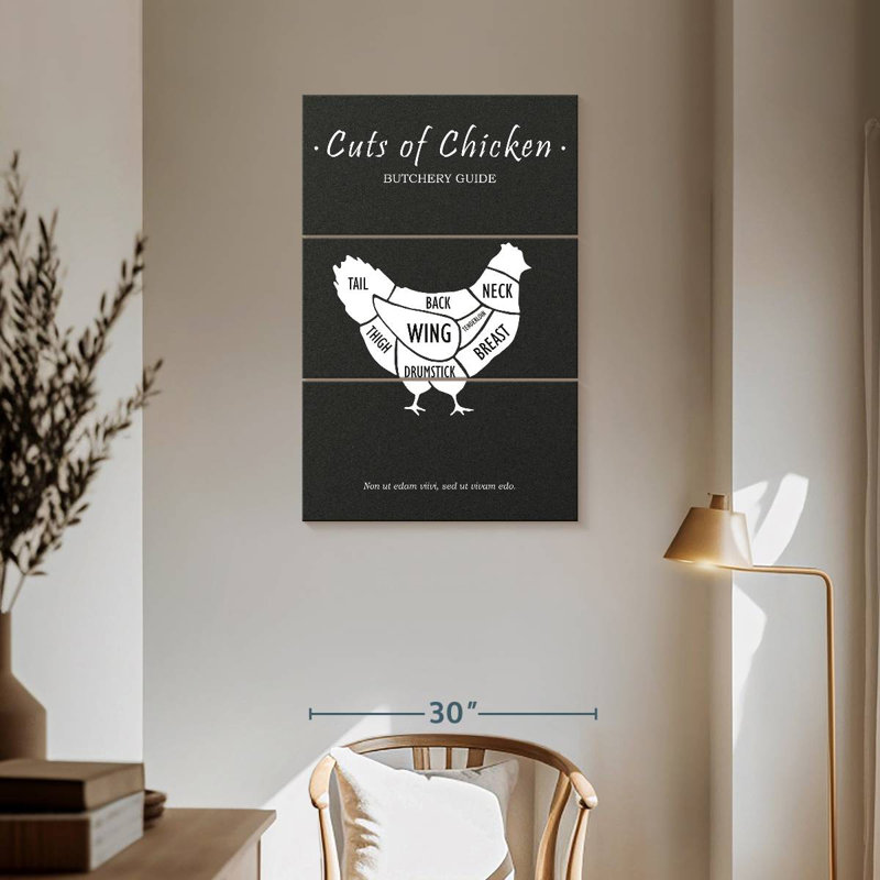 Poulet Yarlin Butchery, H 57 po x l 36 po