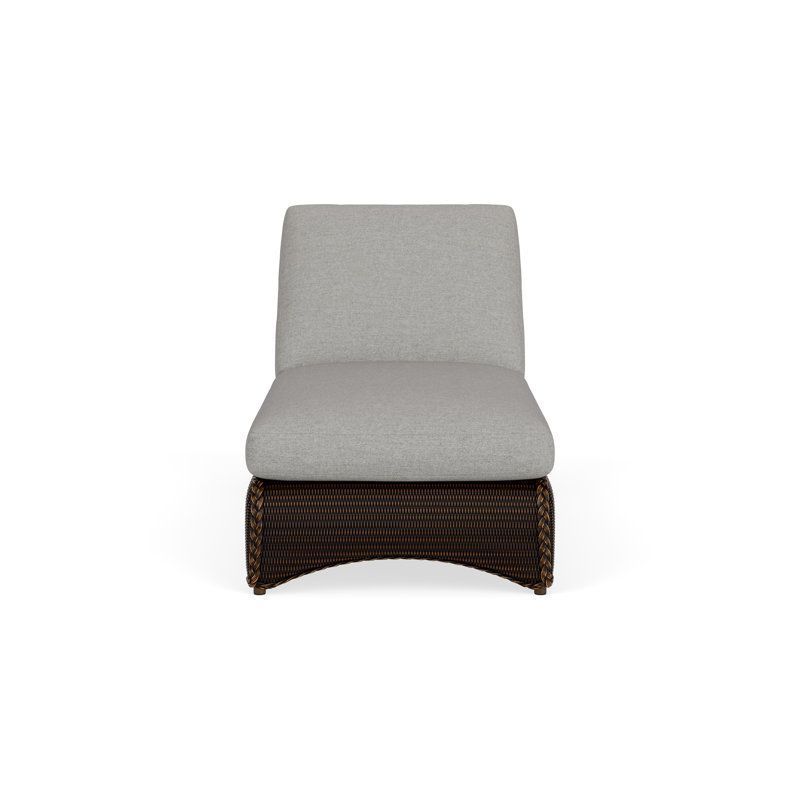Loom Outdoor Chaise Lounge, Mink, Demo Stone