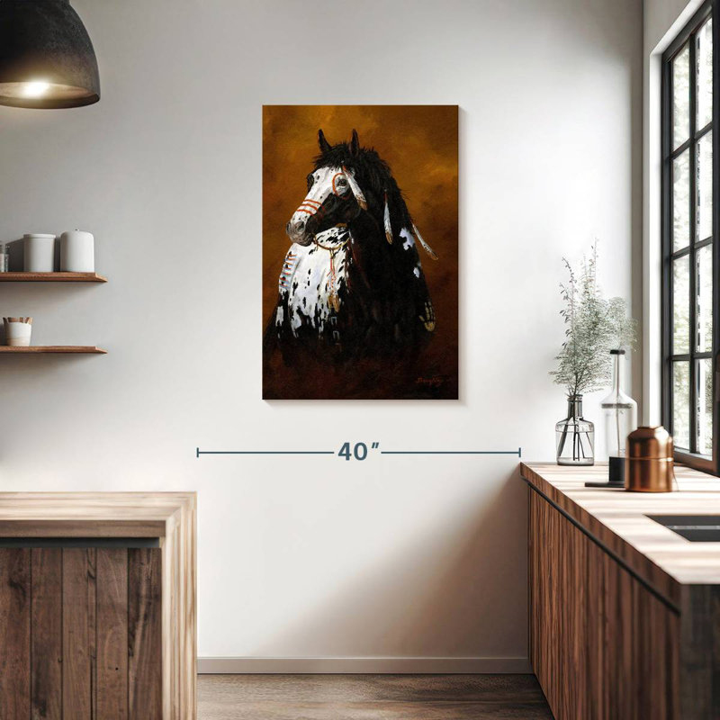 Brampt Sioux War Pony, 36" H x 24" W