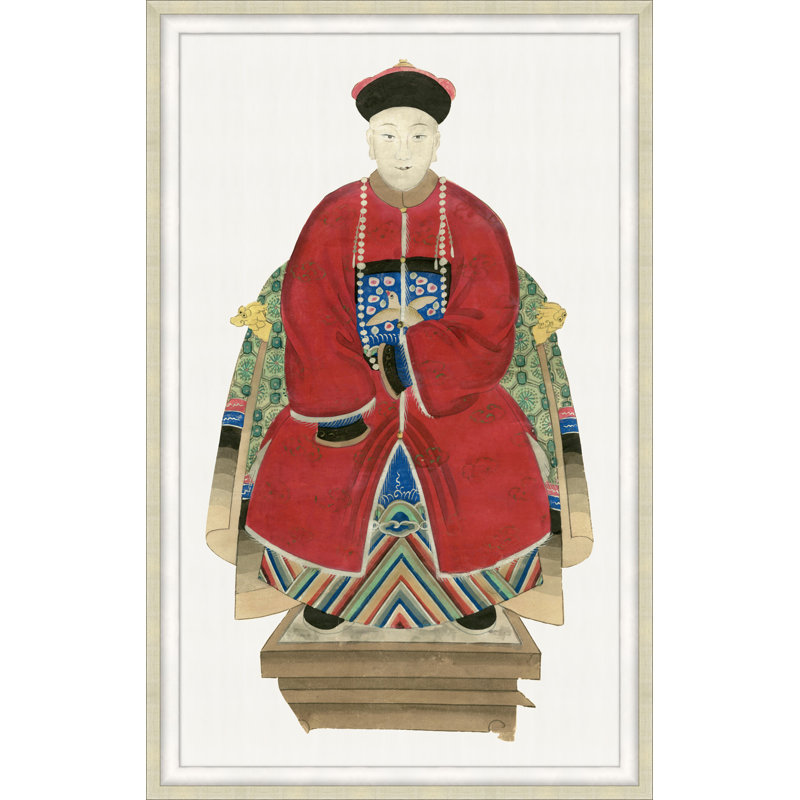 Statuette 1' Framed Print on Glass