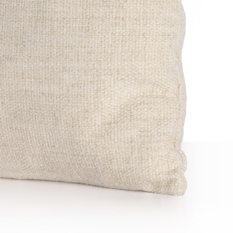 Lumbar Pillow Cover & Insert, Sonoma Butterscotch Top Grain Leather, 16"H x 24"W