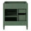 Meuble-lavabo de salle de bain de 30 po sans lavabo supérieur, armoire de rangement moderne avec 2 tiroirs et un tiroir rabattable (BASSIN INCLUS)-2023223379-2023223376