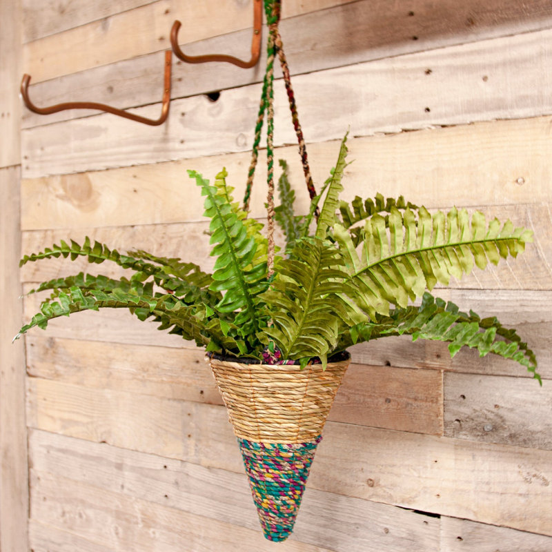Petit panier à plante suspendu Artisan