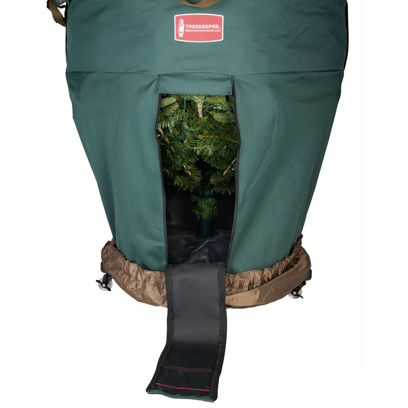 Grand sac de rangement vertical pour arbre de Noël avec roulettes