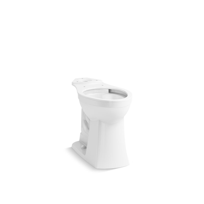 Kelston Tall Elongated Toilet Bowl, White