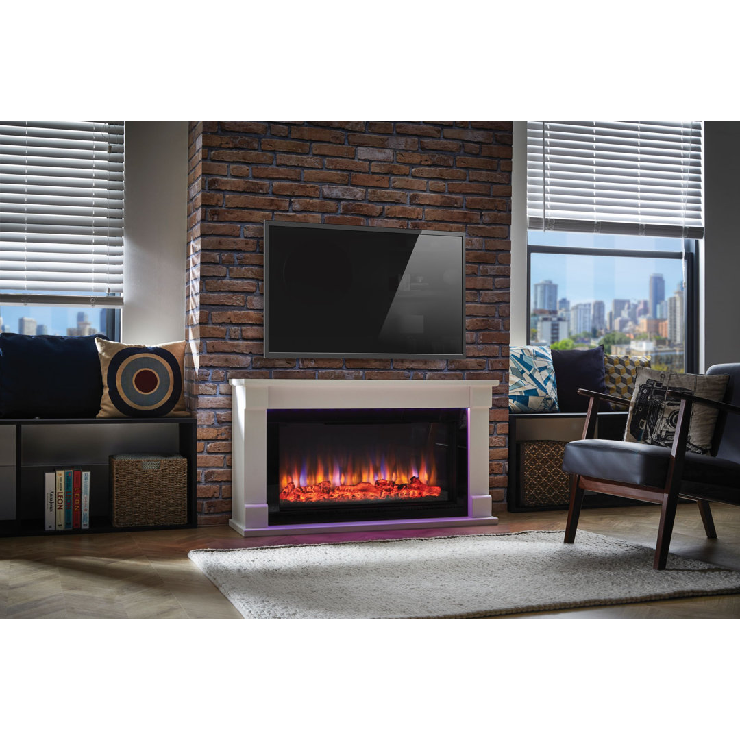 Bradbury-Ambience Electric Fireplace Suite