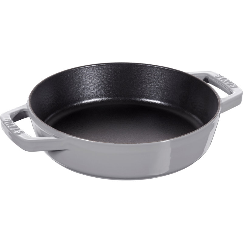 STAUB Cast Iron Fry Pan, 34cm, Grey