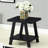 Black Finish Contemporary Wood Table - Hard Veneer Top & Convenient Shelf End With For A Stylish Decor-955192927-955192919