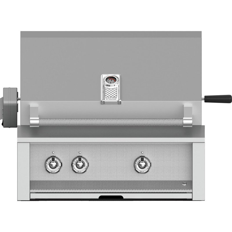 Aspire Grill Built-In, 2 U-Burner, Rotisserie 30", Liquid Propane