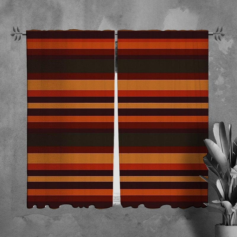Piercen Room Darkening Curtain Pair, 40" W x 61" L